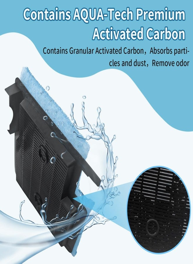 deawater عبوتان من خراطيش فلتر EZ-Change البديلة لفلاتر Aqua-Tech 5-15 Power - أزرق، EZ Change #1-6، متوافقة مع مياه أحواض السمك الشفافة - Image 4